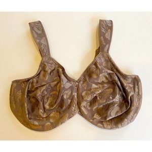 40G Wacoal Underwire Mocha Taupe w/ Cala Lily Floral Print